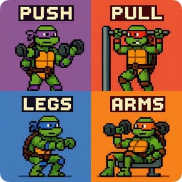 PPAL 3x10 (Push, Pull, Arms, Legs)