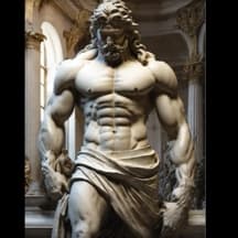 Physique made of Marble.