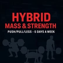 Hybrid Mass & Strength: Push/Pull/Legs 5-Day