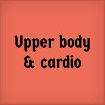 Torso (push & pull) limbs (arms & legs) cardio. T rex to X.