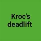 Kroc's simple deadlift program
