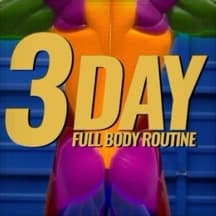 3 day full body routine by Jeremy Ethier