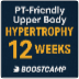 PT-Friendly Upper Body Hypertrophy – 12 Week Build