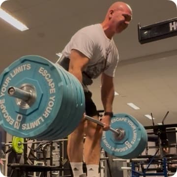 Jim’s full body powerbuilding style