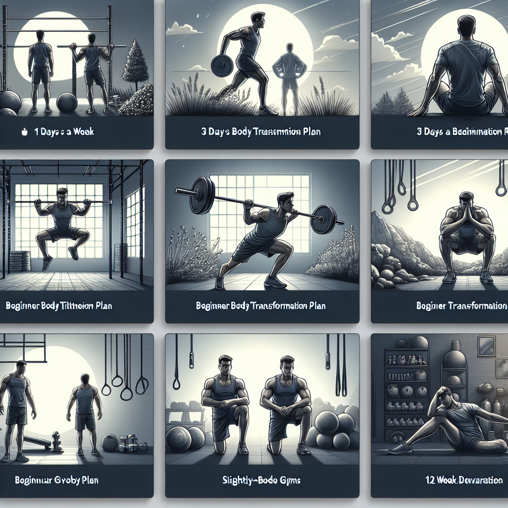 3 days a week beginner body transformation plan