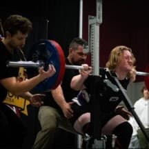 Mauis squat and shoulder press strength