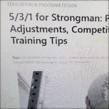 5/3/1 Strongman