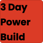3 day power building, sand bag conditioning 2 days