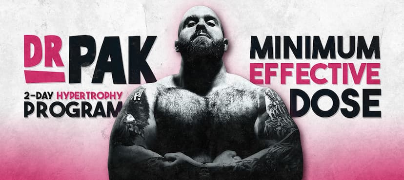 Bodybuilding Minimum Effective Dose Program