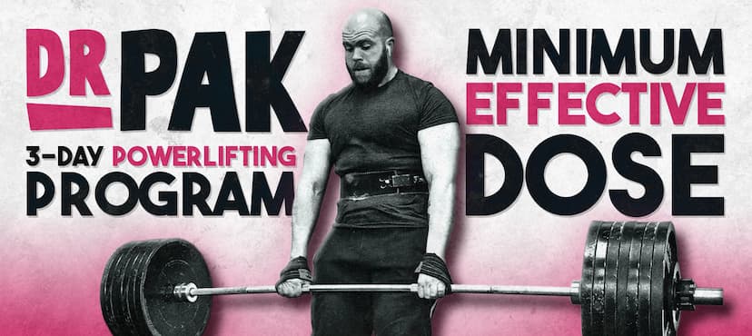 Powerlifting Minimum Effective Dose Program