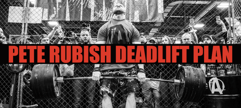 Pete Rubish Deadlift PR Program