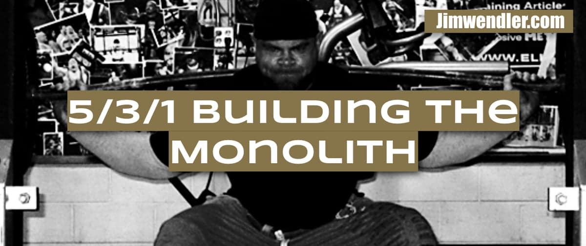 5/3/1 Building the Monolith Boostcamp App